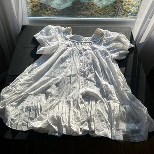 Free People dainty cottage core blouse